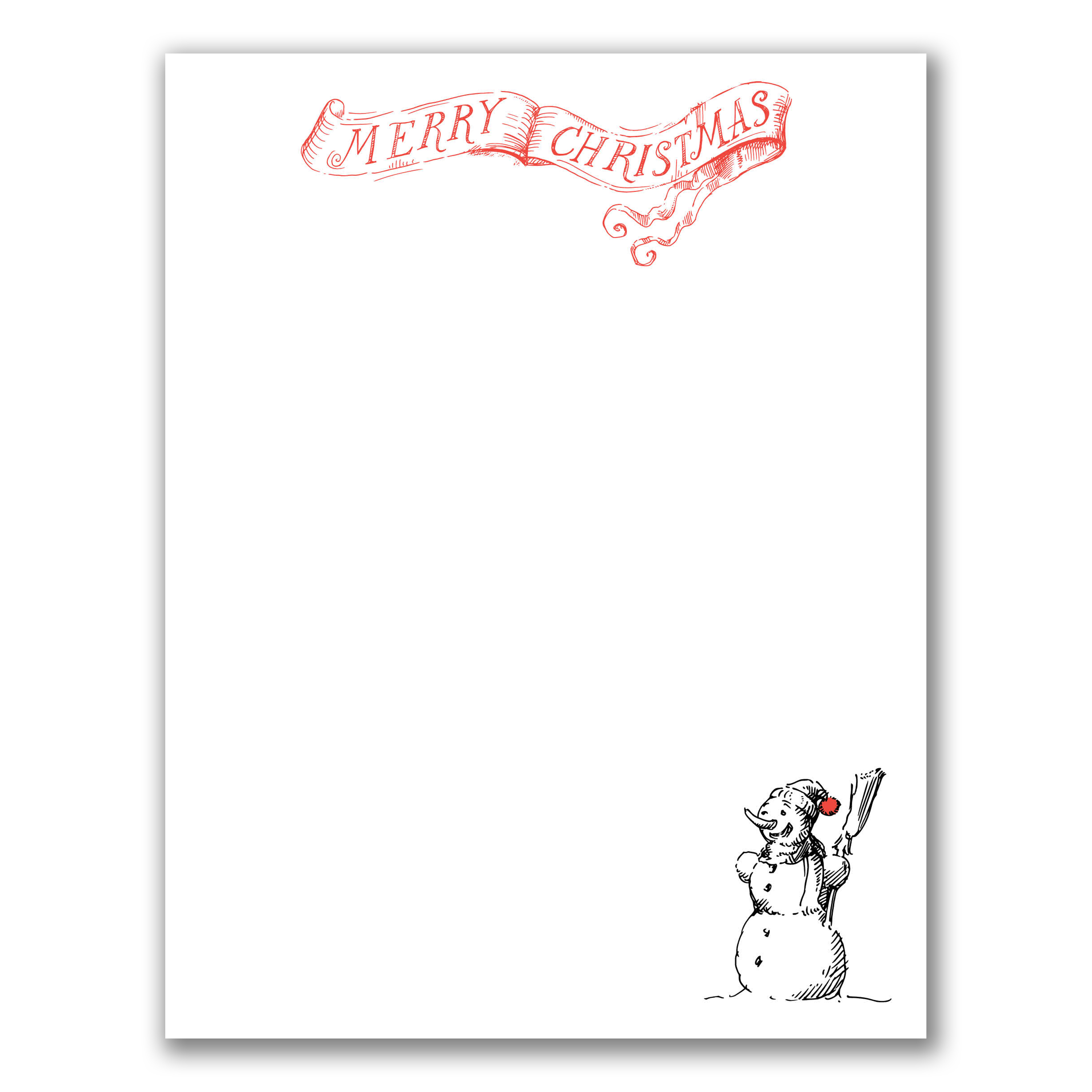 lthd-19 personalized christmas stationery - copycat printing